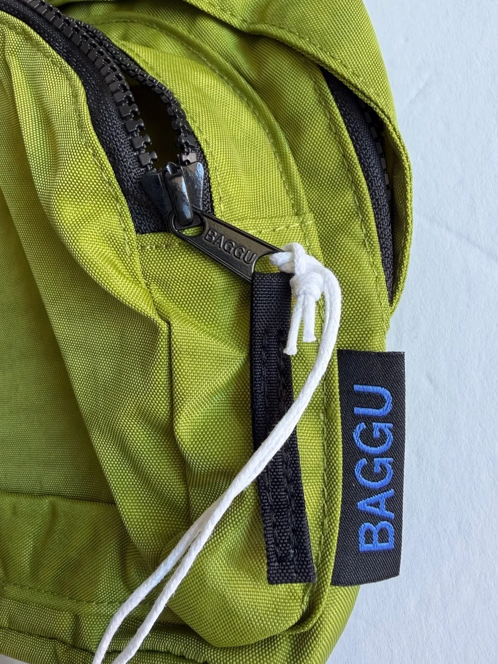 NWT BAGGU Mini Nylon Backpack Green Juice - Picture 3 of 4
